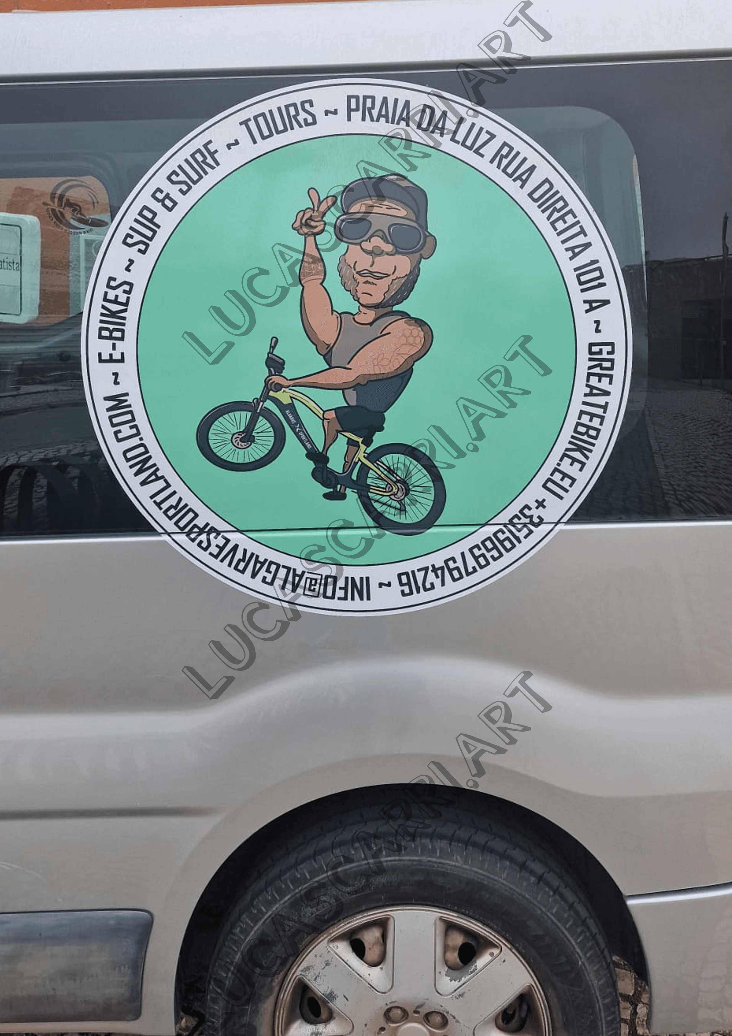 #206 van stickers w